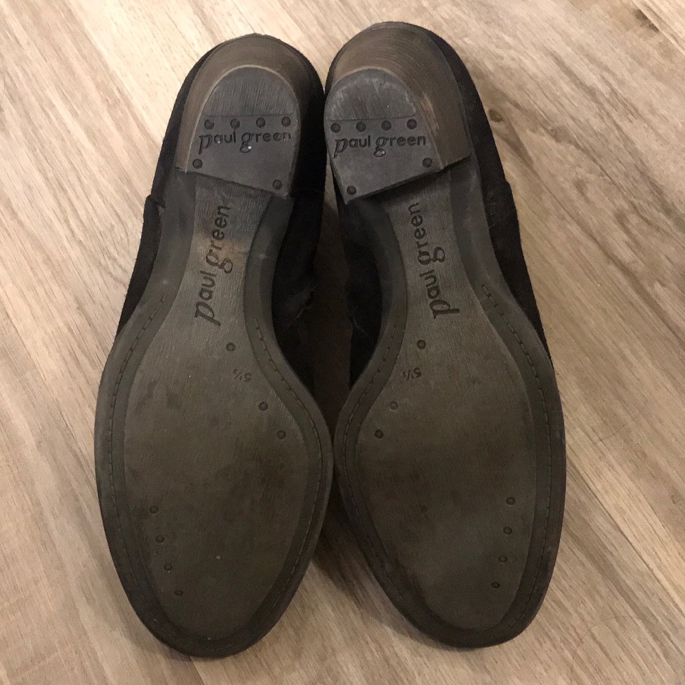 PAUL GREEN black suede boots - Picture 8 of 12